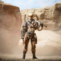 اکشن فیگور سرباز کوماندو جی ای جو G I JOE Commando Snake Eyes برند هاسبرو