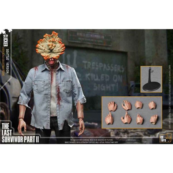 اکشن فیگور کلیکر زامبی لست اف آس مدل Last of Us 2 Clicker برند CCTOYS