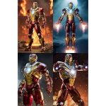 اکشن فیگور آیرون من IRON MAN MARK XVII برند ZD