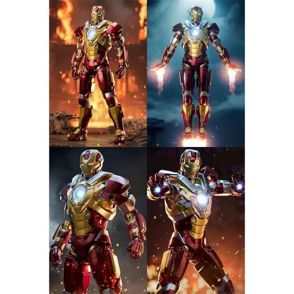 اکشن فیگور آیرون من IRON MAN MARK XVII برند ZD