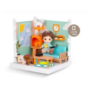 خانه عروسکی برند DIY مدل LITTLE WORLD کد W48971