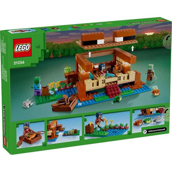 لگو سری ماینکرفت مدل خانه قورباغه 21256 - LEGO Minecraft Frog House 21256