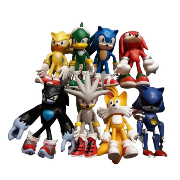 فیگور مدل سونیک Sonic مجموعه 8 عددی کد SO8