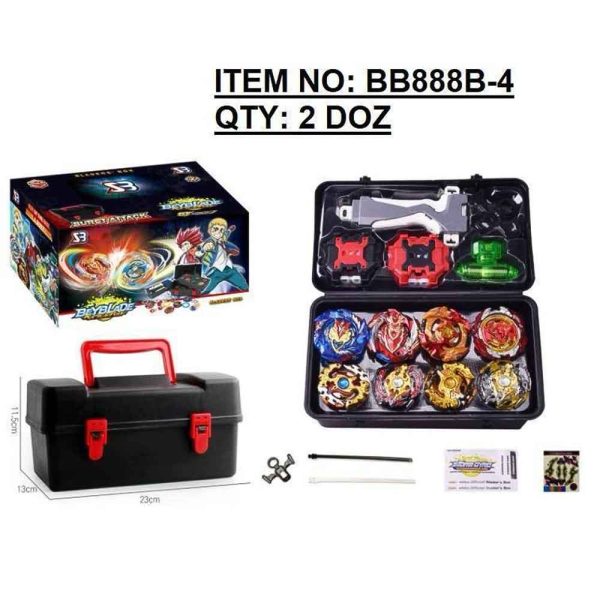 فرفره انفجاری چمدانی ۸ تایی برند Beyblade کد BB888B/4