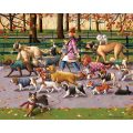 پازل 1000 تکه طرح Dog Walker برند Boardwalk آمریکا