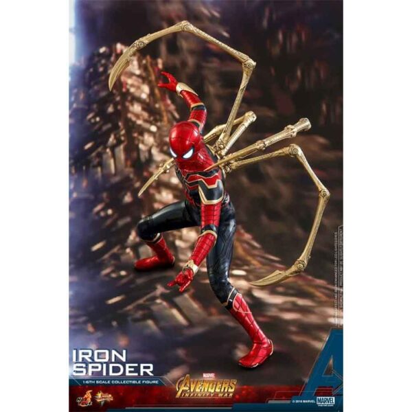 اکشن فیگور آیرون اسپایدرمن IRON Spider Infinity Saga برند ZD