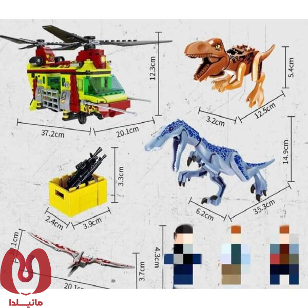 ساختنی لگو ژوراسیک پارک کد 3722