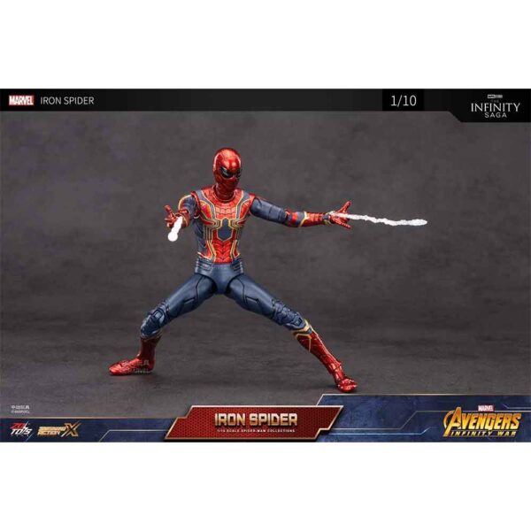 اکشن فیگور آیرون اسپایدرمن IRON Spider Infinity Saga برند ZD