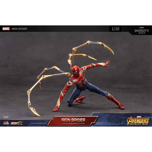 اکشن فیگور آیرون اسپایدرمن IRON Spider Infinity Saga برند ZD