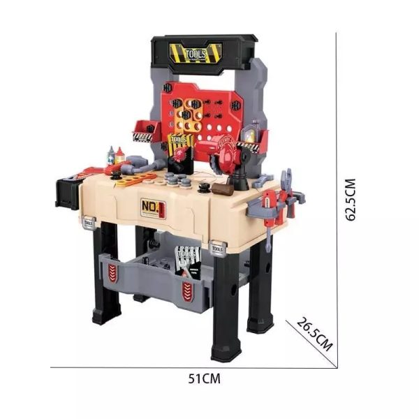 اسباب بازی میز ابزار با وسایل 65 تکه کد 8035A