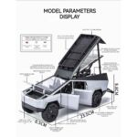 ماشین فلزی تسلا پیکاپ کمپینگ کد CZ170