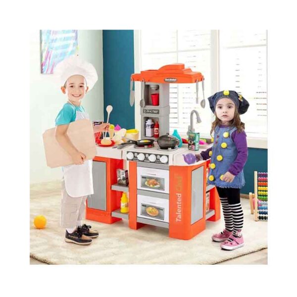 Talented Chef Kitchen Play Set Plastic Kids Kitchen for 3+ years 72pcs