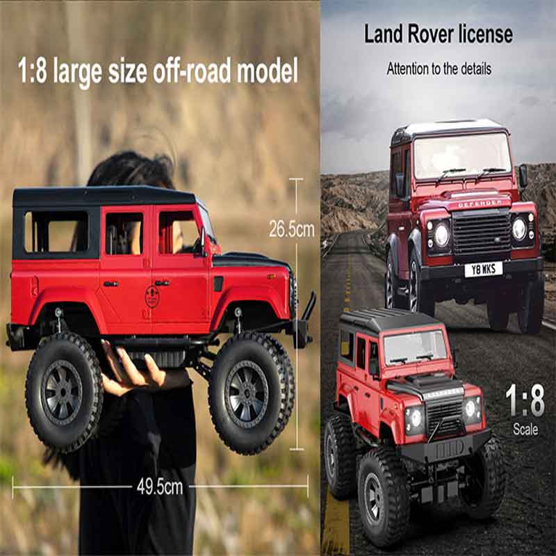 ماشین کنترلی جیپ Land Rover Defender Truck مقیاس 1:14 دبل ای مدل 003-362