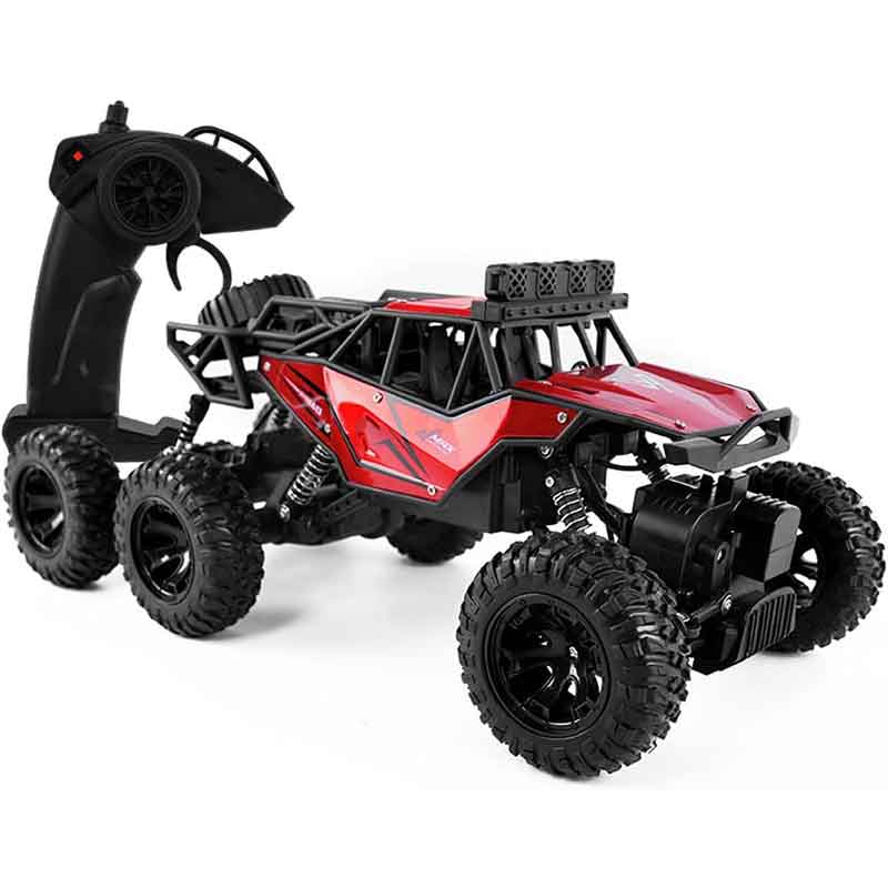 ماشین کنترلی شارژی شش چرخ مدل Six-wheel Off-Road 2.4GHz Rock Crawler کد 2260