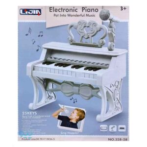 Piano Learning Toy, Piano Toy, Music Toy Piano with Microphone and Stool Electronic for Baby Childhood Kids Children(Upgraded Stereo Piano White)