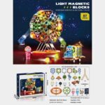 ساختنی مگنت چراغ دار سری Light Magnetic Blocks مجموعه 87 قطعه