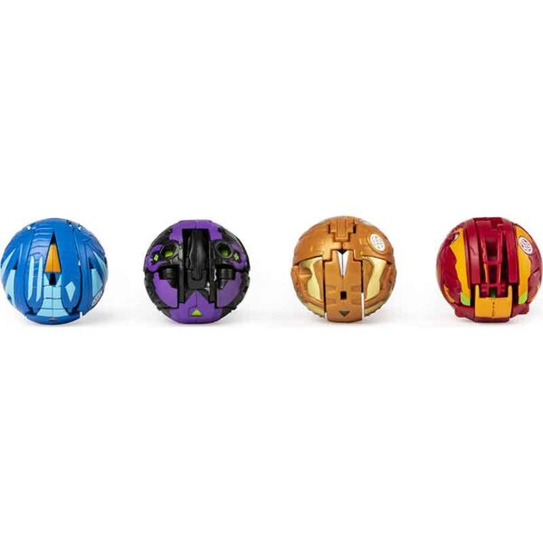 اسباب بازی باکوگان مدل Bakugan Baku-Gear 4-Pack, Trox Ultra with Baku کد 6054416 برند اسپین مستر