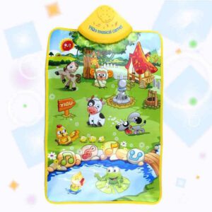 Tapis Musical Bebe Animaux Musique Eveil Couverture