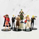 فیگور انیمه وان پیس 6 عددی کد 16311 سری Anime Figures Zoro Robin And Luffy