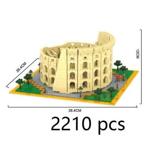 ساختنی لگو آرشیتکت سری rome colosseum ایتالیا کد 816