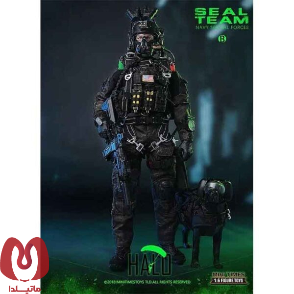 فیگور Seal team navy Special forces b halo برند Mini Times مقیاس 1/6ارتفاع 30 سانتی متر