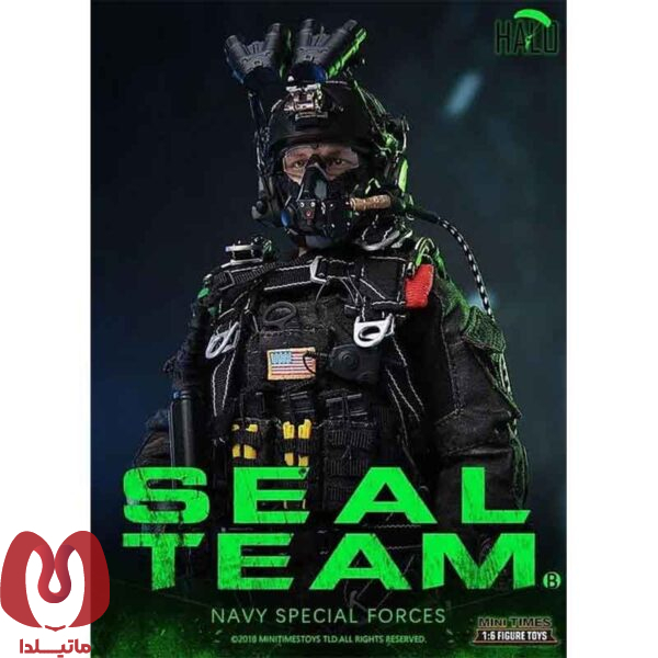 فیگور Seal team navy Special forces b halo برند Mini Times مقیاس 1/6ارتفاع 30 سانتی متر