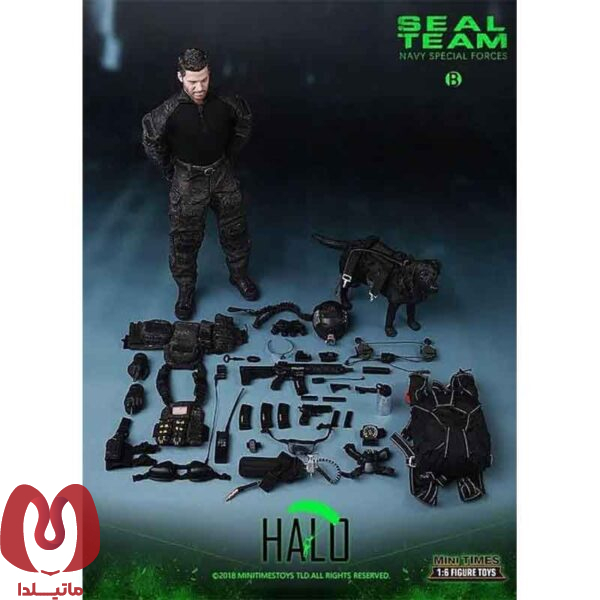 فیگور Seal team navy Special forces b halo برند Mini Times مقیاس 1/6ارتفاع 30 سانتی متر