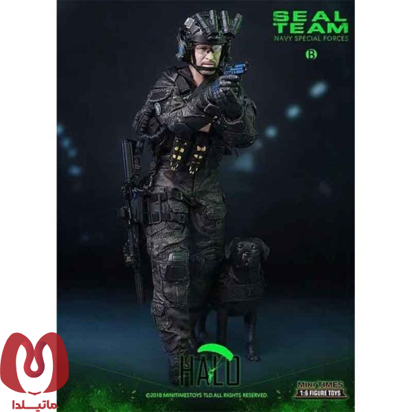 فیگور Seal team navy Special forces b halo برند Mini Times مقیاس 1/6ارتفاع 30 سانتی متر