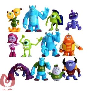 lot Disney Monsters University Mike Wazowski James P. Sullivan PVC Action Figure