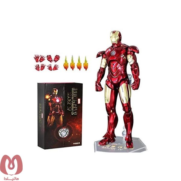 اکشن فیگور آیرون من | iron man | مارک 4 از برند Zd toys