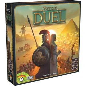 بازی کارتی عجایب هفت‌گانه دوئل؛ کامل‌ترین بردگیم ۲ نفره‌ی دنیا 7Wonders duel برند Repos Production