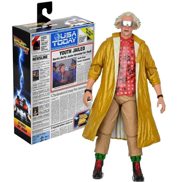 اکشن فیگور دکتر براون بازگشت به آینده Back To The Future Doc Brown برند نکا