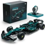 ساختنی لگو فرمول یک همراه با ساعت برند لاکچری Nifeliz​ AM24 Formula 1 Racing Car and Watch Model