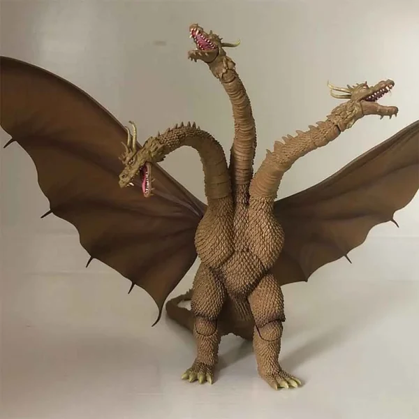 اکشن فیگور دشمن گودزیلا اژدهای 3 سر گیدورا King of The Monsters King Ghidorah برند لجند کریشن