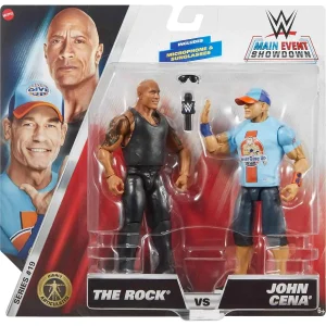 اکشن فیگور کشتی کج جان سینا با راک The Rock vs John Cena برند Mattel