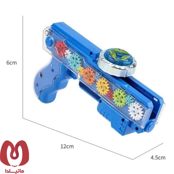 فرفره انفجاری تفنگی Dinosaur Mini spy Top کد SG62898E-18