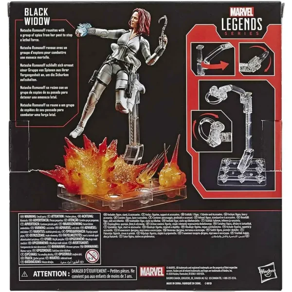 اکشن فیگور اسکارلت جو هانسون بلک ویدو Black Widow Marvel Legends برند هاسبرو