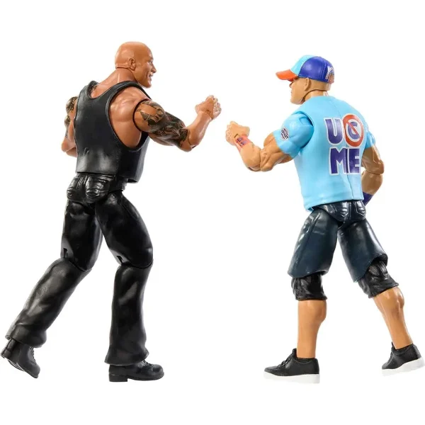 اکشن فیگور کشتی کج جان سینا با راک The Rock vs John Cena برند Mattel