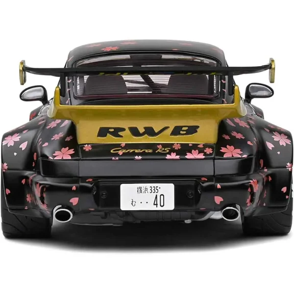 ماکت پورشه سری Porsche RWB Black برند Solido مقیاس 1/18