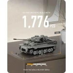 ساختنی لگو تانک جنگ جهانی دوم Tiger Heavy Tank برند Nifeliz