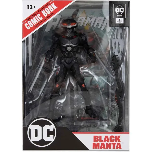 اکشن فیگور آکوامن سری بلک مانت سری Aquaman Wave 3 - Black Manta برند مکفارلین