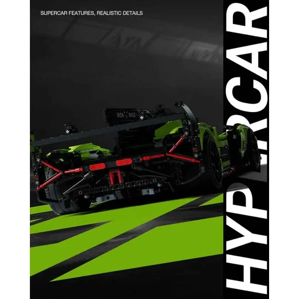 ساختنی لگو ماشین اسپرت Racing S63 Hypercar برند Nifeliz