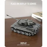 ساختنی لگو تانک جنگ جهانی دوم Tiger Heavy Tank برند Nifeliz