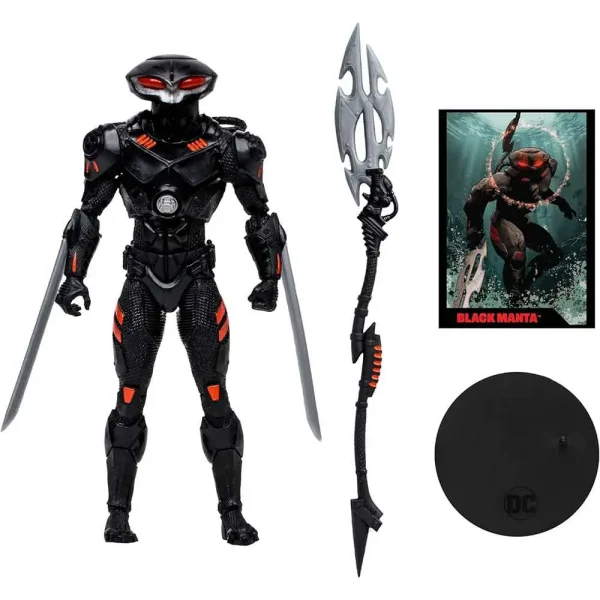 اکشن فیگور آکوامن سری بلک مانت سری Aquaman Wave 3 - Black Manta برند مکفارلین