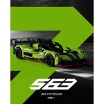 ساختنی لگو ماشین اسپرت Racing S63 Hypercar برند Nifeliz