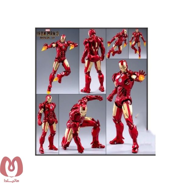 اکشن فیگور آیرون من | iron man | مارک 4 از برند Zd toys