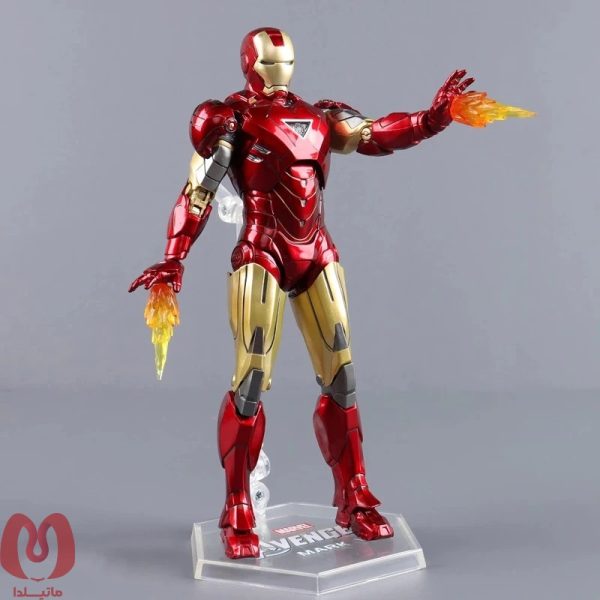 اکشن فیگور مدل مردآهنی طرح فیلم iron man mk6 برند ZD toys 1908-06