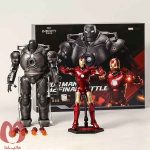 اکشن فیگور آیرون من و آیرون مان گیر سری Iron Man The Final Battle برند ZD Toys