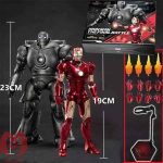 اکشن فیگور آیرون من و آیرون مان گیر سری Iron Man The Final Battle برند ZD Toys