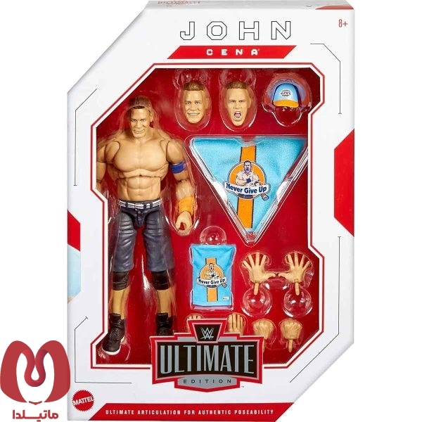 اکشن فیگور برند Mattel مدل جان سینا John Cena سری WWE Ultimate Edition